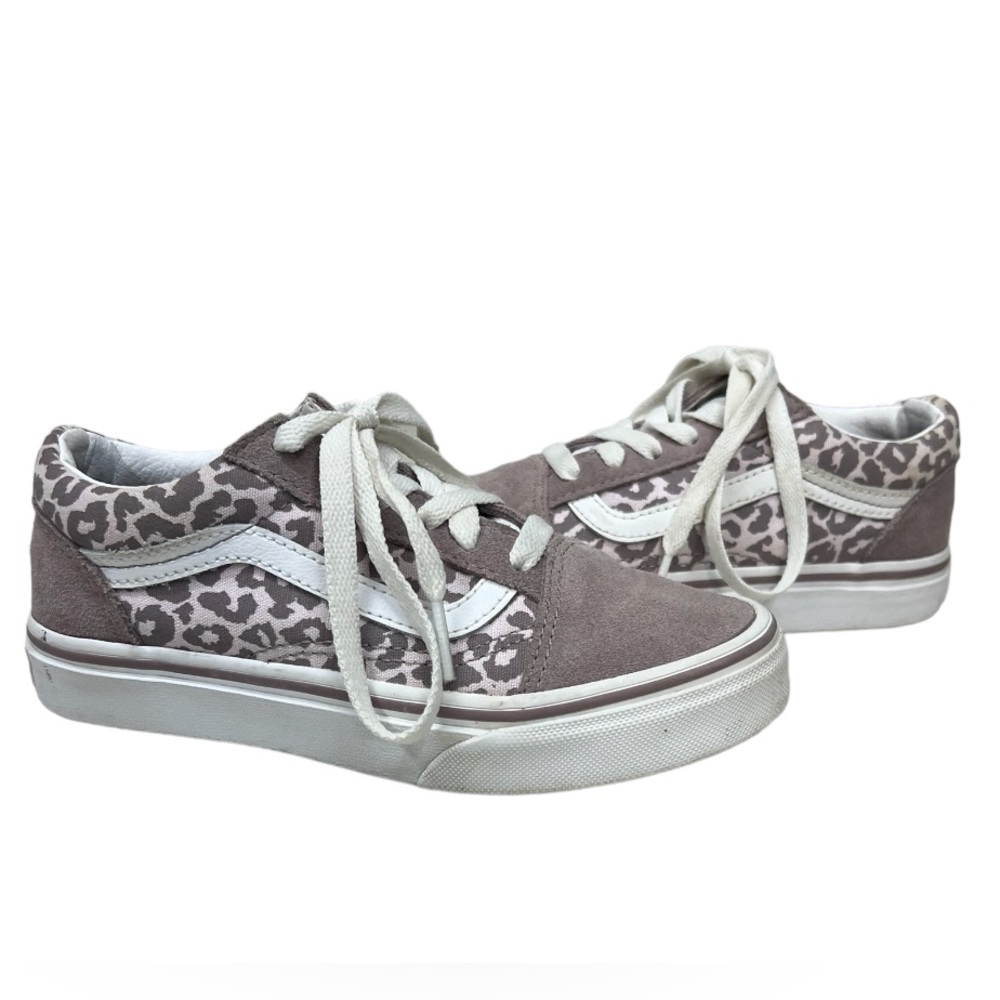 Vans Old Skool Orchid Ice Leopard Sneakers Size 1